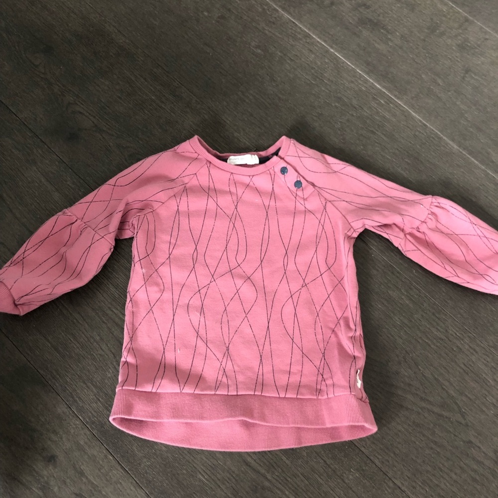 Pink and Black top-Size 24 months